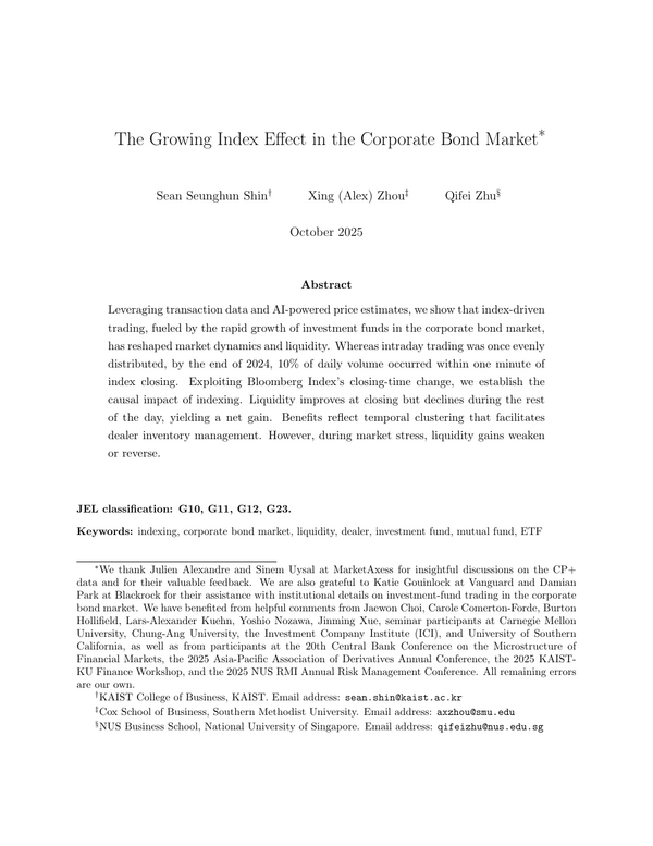The Growing Index Effect in the Corporate Bond Market